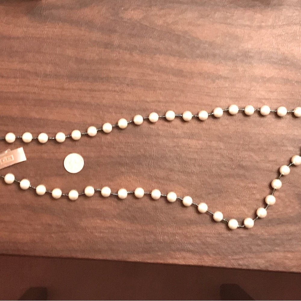 R.J.G. Faux pearl necklace